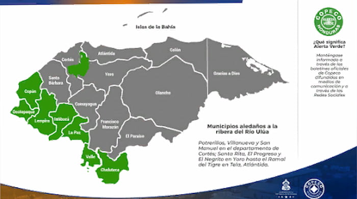 Copeco Emite Alerta Verde Para Siete Departamentos Del Pa Sdiario El Mundo